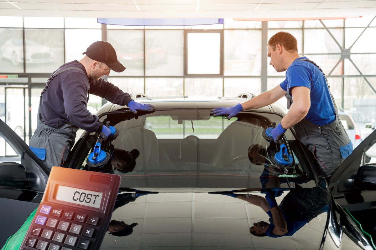 calculating how much it costs for a windshield replacement